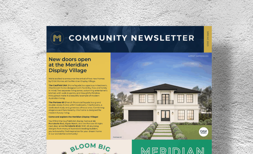 The Meridian Spring Newsletter has Landed!